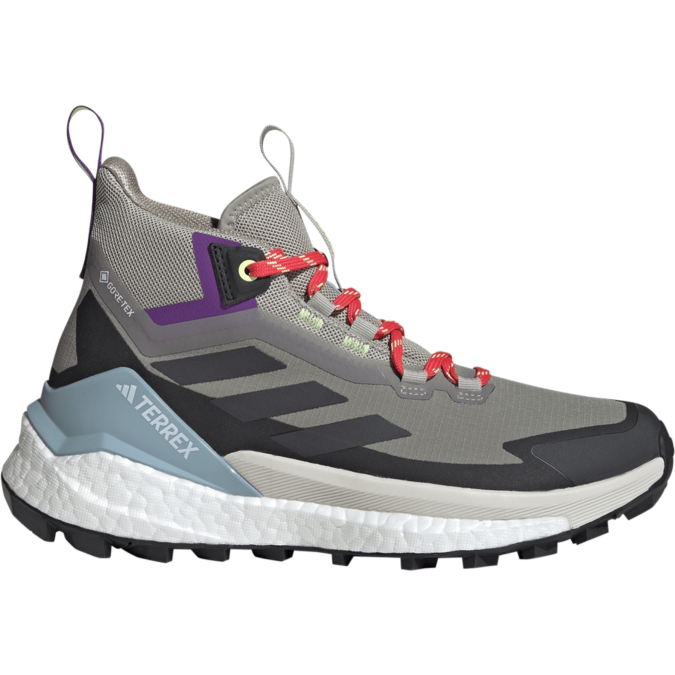Produktbild von adidas TERREX Free Hiker 2 GORE-TEX Wanderschuhe Damen - trace cargo/carboctive purple IE3525