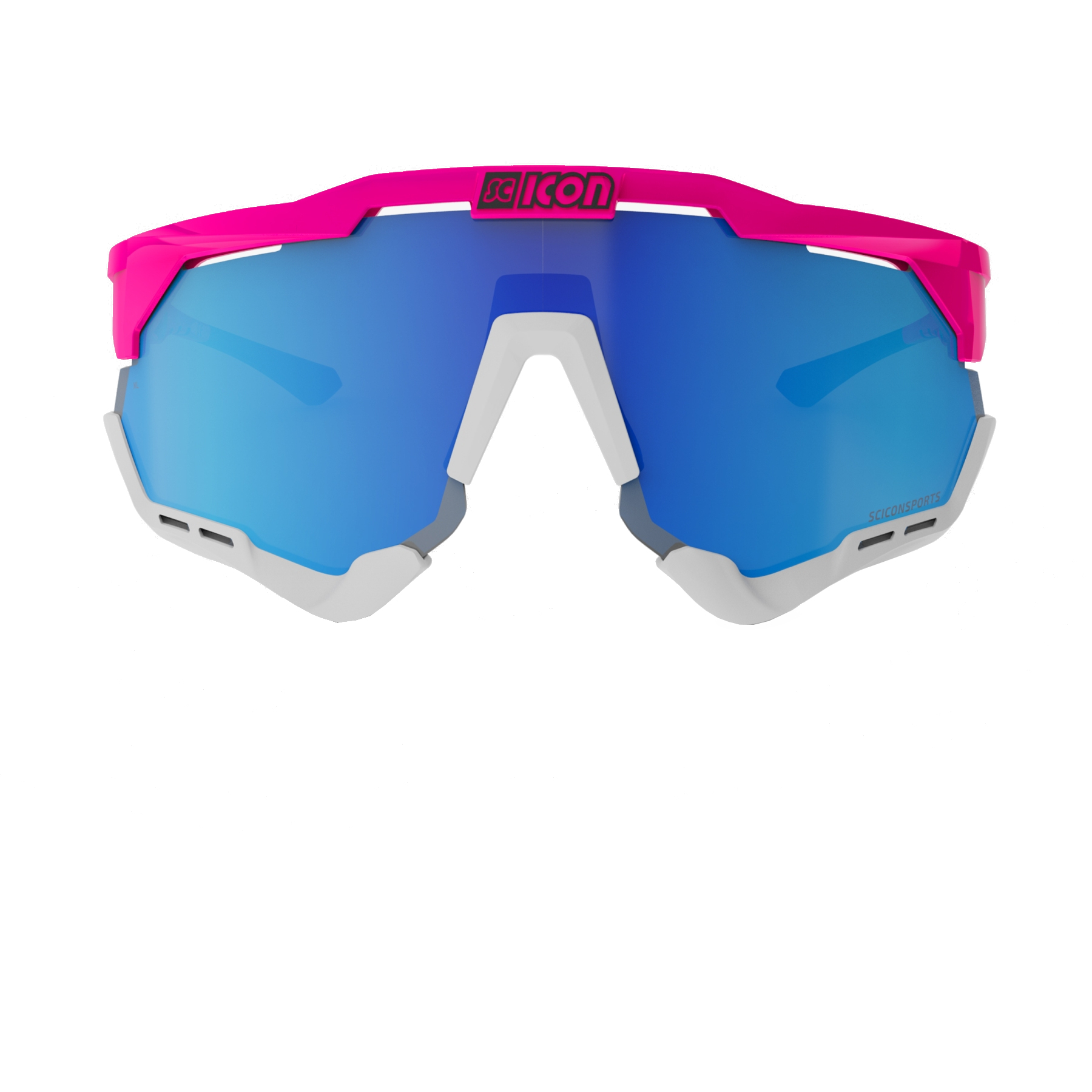 SCICON シーコン　AEROSHADE XL Scicon Aeroshade XL Okulary - Yellow Fluo / Multimirror Blue