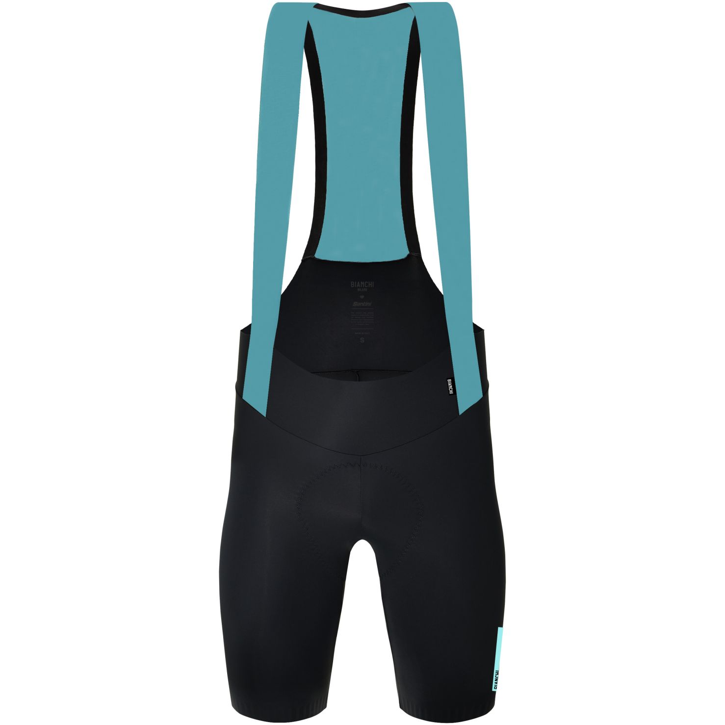 Мужские спортивные шорты-полукомбинезон Santini Bianchi Milano BI1177GBRACE - черный