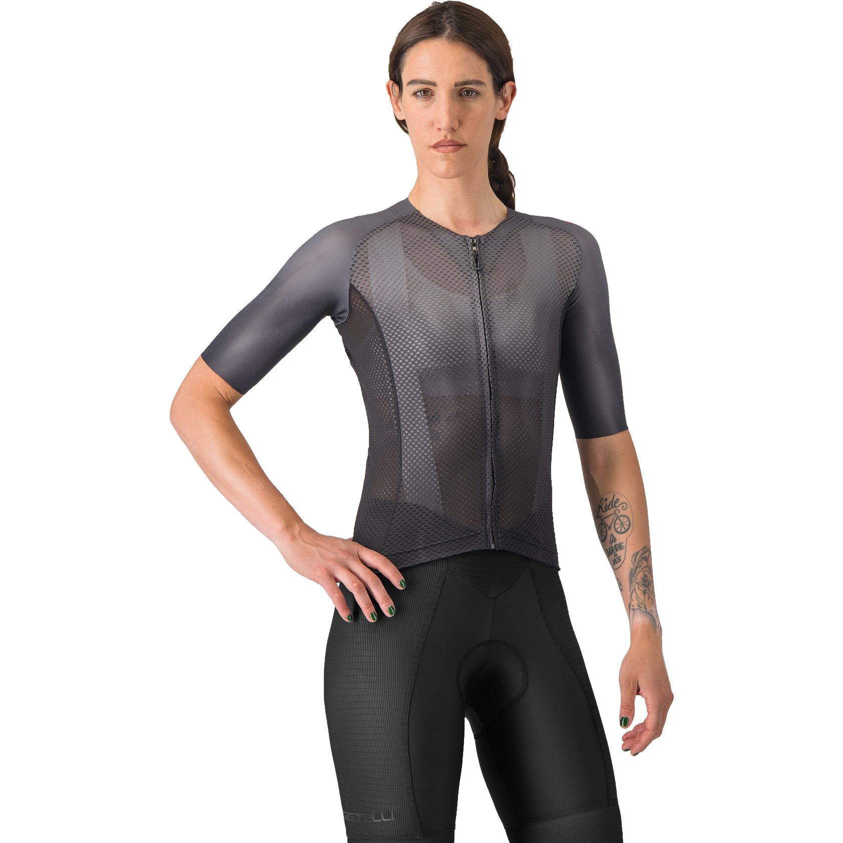 Produktbild von Castelli Climber&#039;s A/C Kurzarmtrikot Damen - schwarz 010