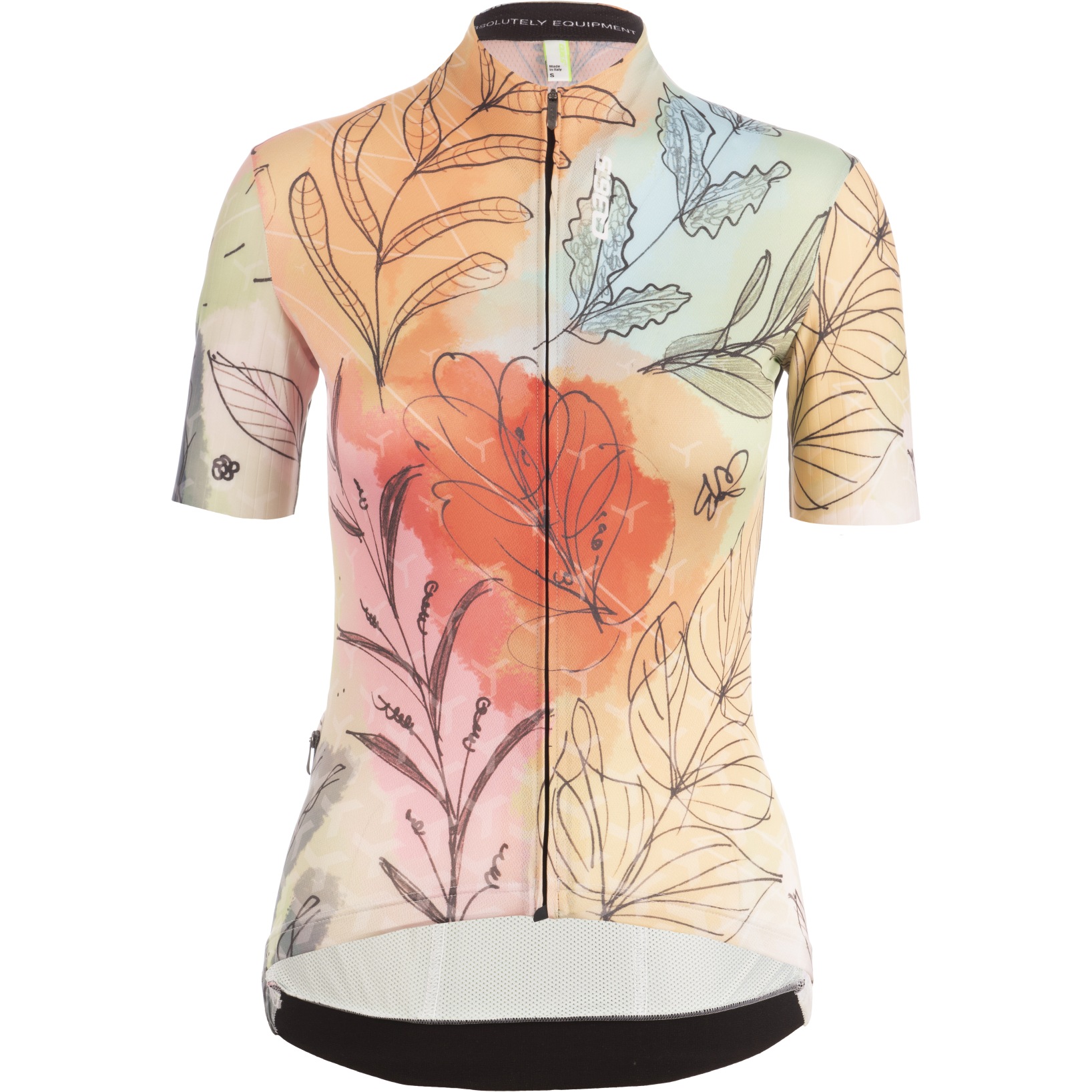 Picture of Q36.5 G1 Women&#039;s Short Sleeve Jersey - flowers and leaves spring