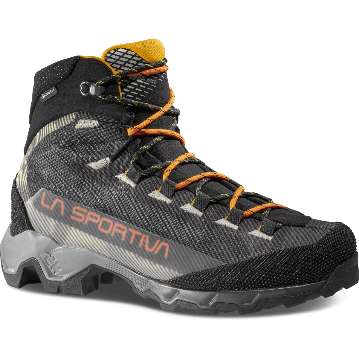 Picture of La Sportiva Aequilibrium Hike GTX Mountaineering Shoes Men - Carbon/Papaya