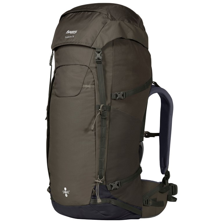 Produktbild von Bergans Trollhetta V5 75 Rucksack - dark green mud/green mud