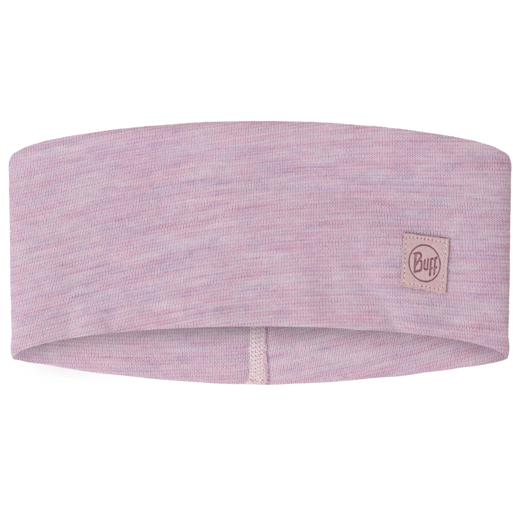 Широкая повязка на голову из мериноса Buff® - Однотонный сиреневый песок