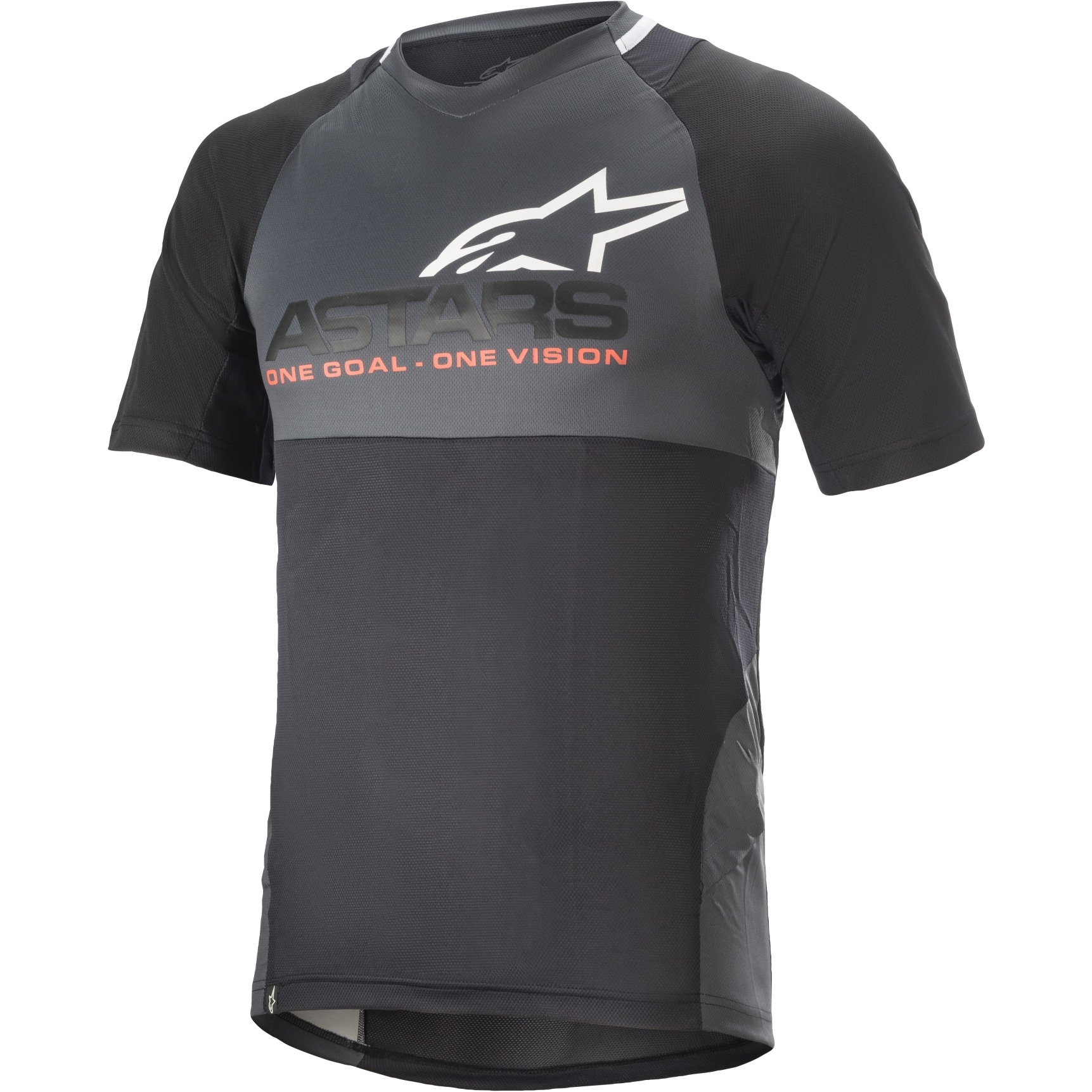 Picture of Alpinestars Drop 8.0 Short Sleeve Jersey - black/coral