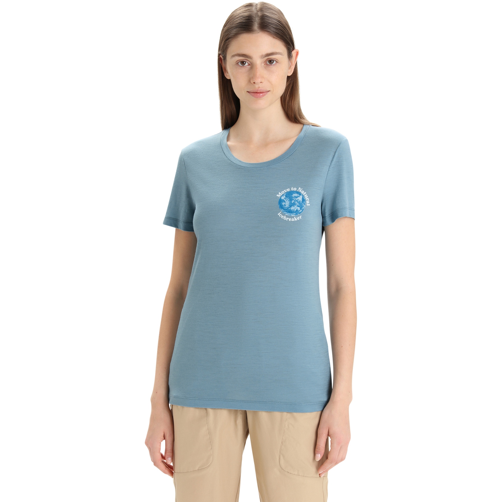 Foto de Icebreaker Camiseta Mujer - Tech Lite II icebreaker Earth - Astral Blue
