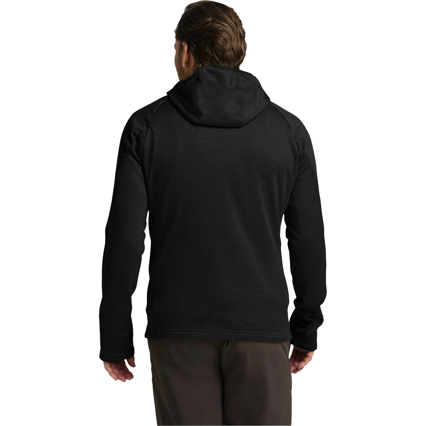 Jack Wolfskin Peak District Hooded Full Zip Jacket Men - black 