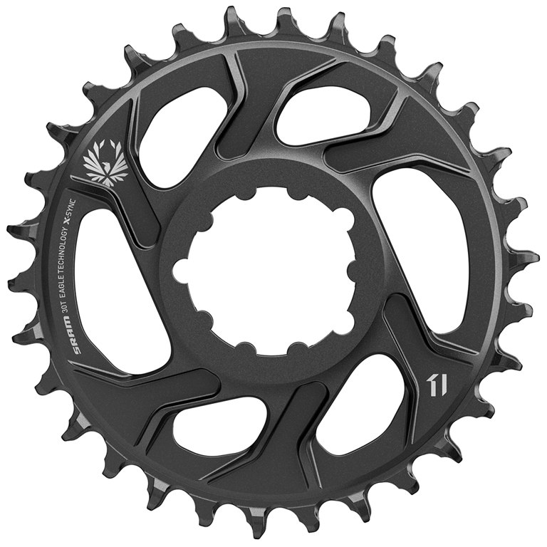 Productfoto van SRAM Eagle X-SYNC 2 Direct Mount Chainring - 3mm Offset - Boost - black
