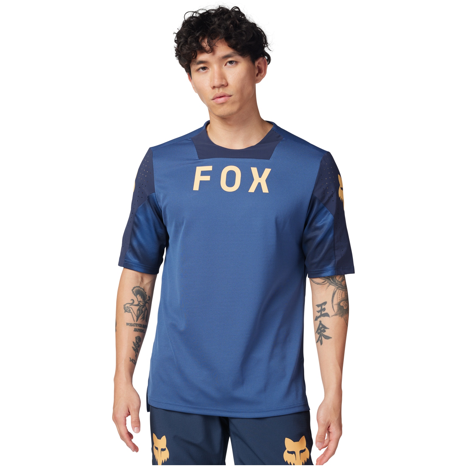 Picture of FOX Defend MTB Short Sleeve Jersey Men - Taunt - indigo