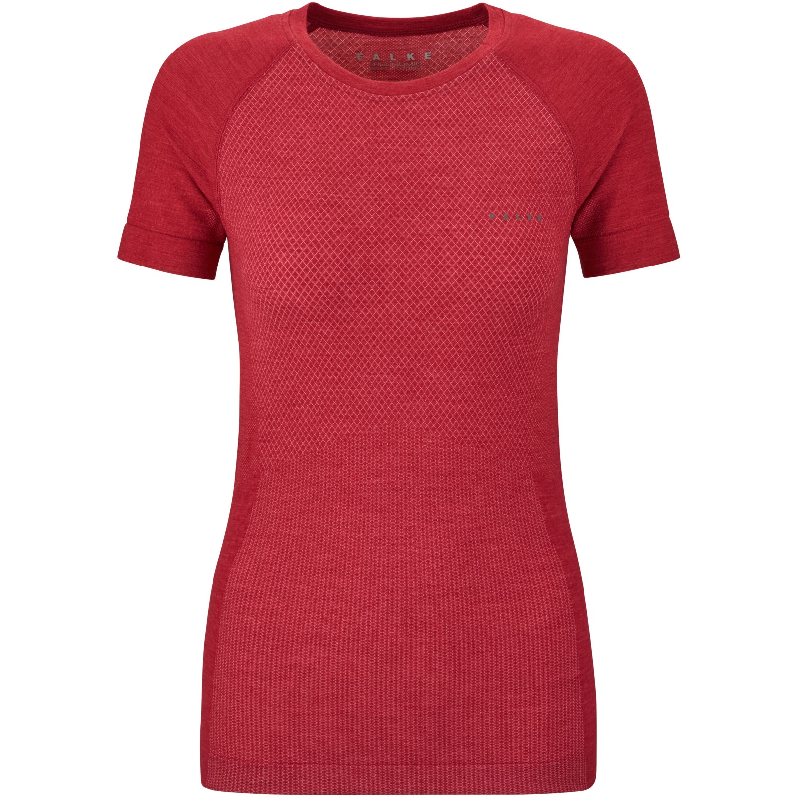 Bild von Falke Wool-Tech Light Crew Neck Kurzarmshirt Damen - rot 8644