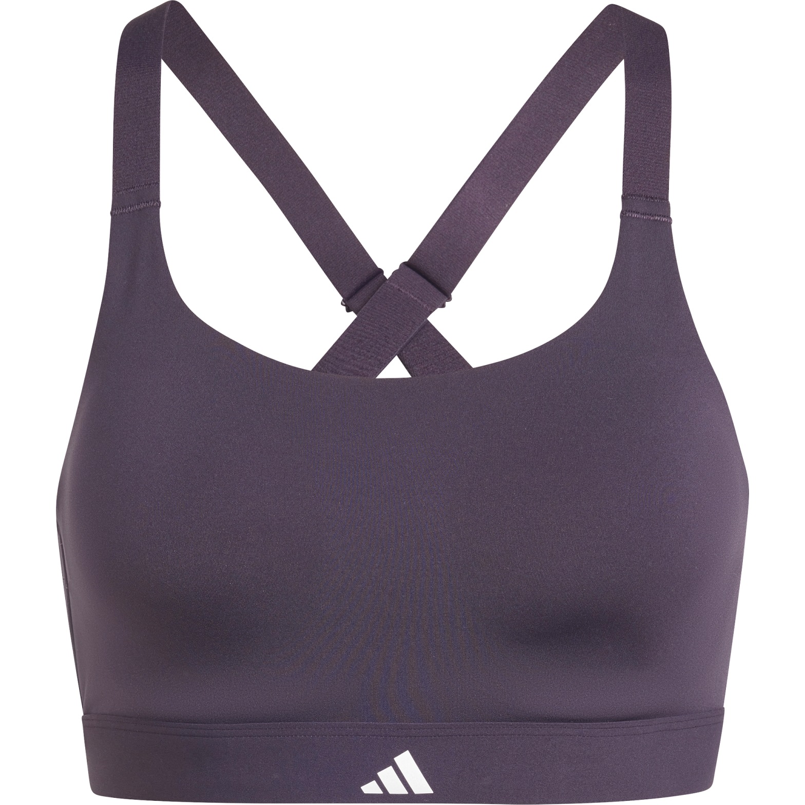 Image of adidas TLRD Impact Luxe Training High Support Sports Bra Women - Cup size A-B - aurora black IT6660