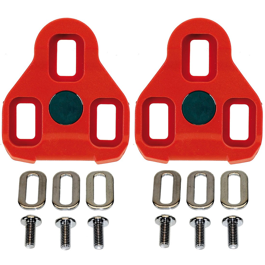 Picture of Exustar E-ARC10 Pedal Cleats - 7° Floating - rot