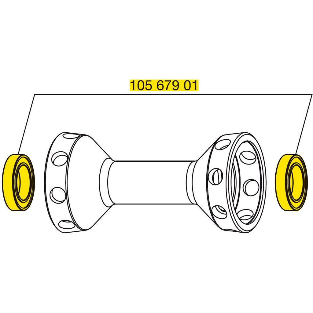 Image of Mavic Hub Bearing Front Wheel R-SYS SL 10 - 10567901