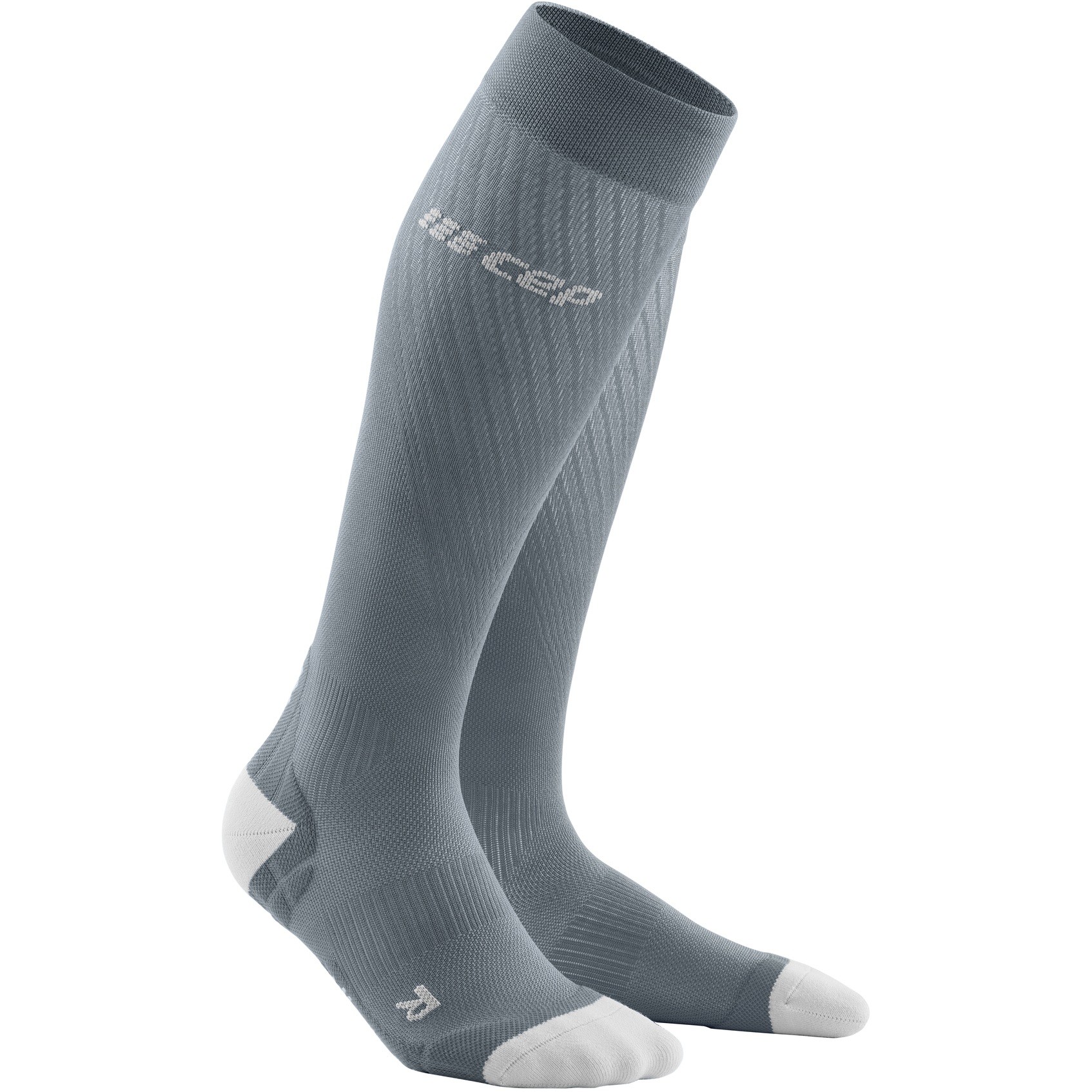Picture of CEP Run Ultralight Compression Socks Women - grey/light grey