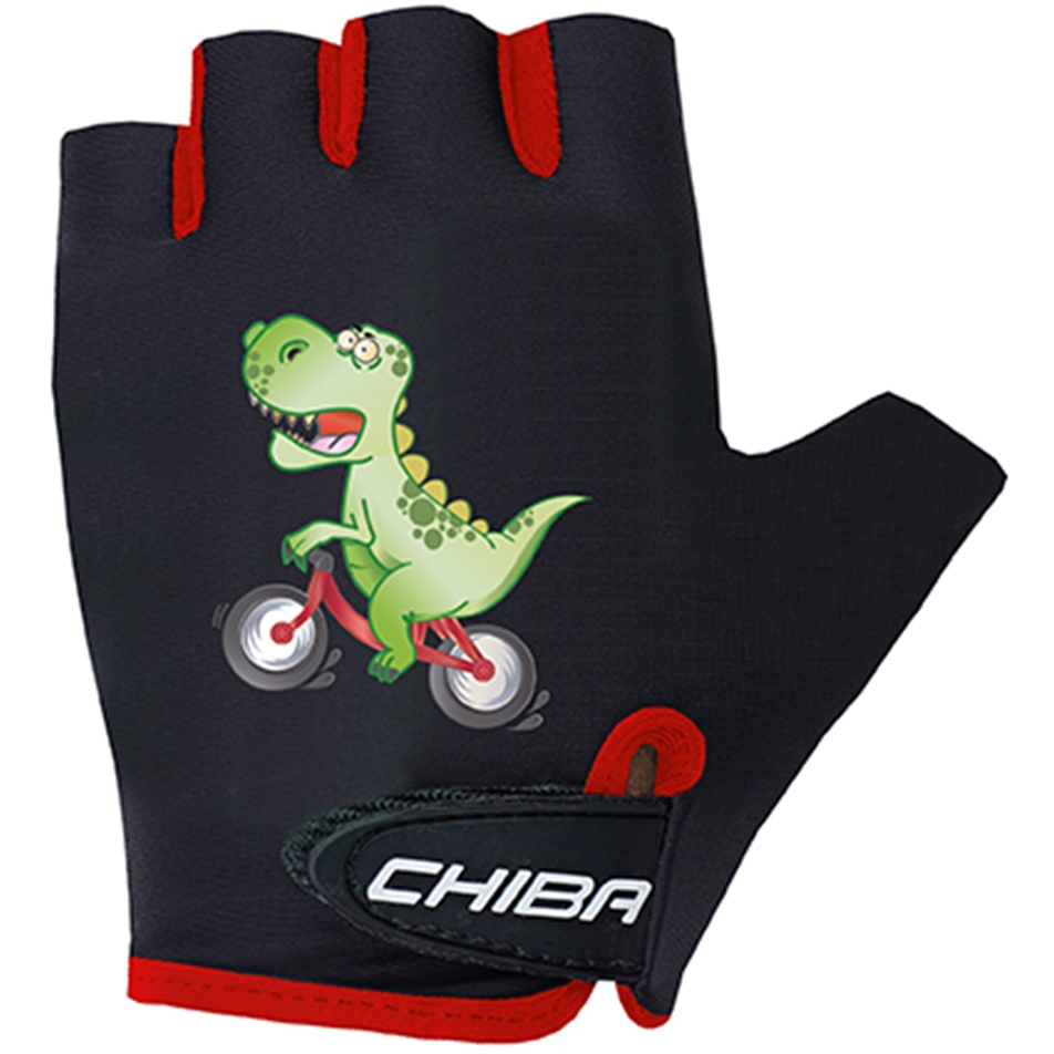 Image of Chiba Cool Kids Bike Gloves - dinosaur