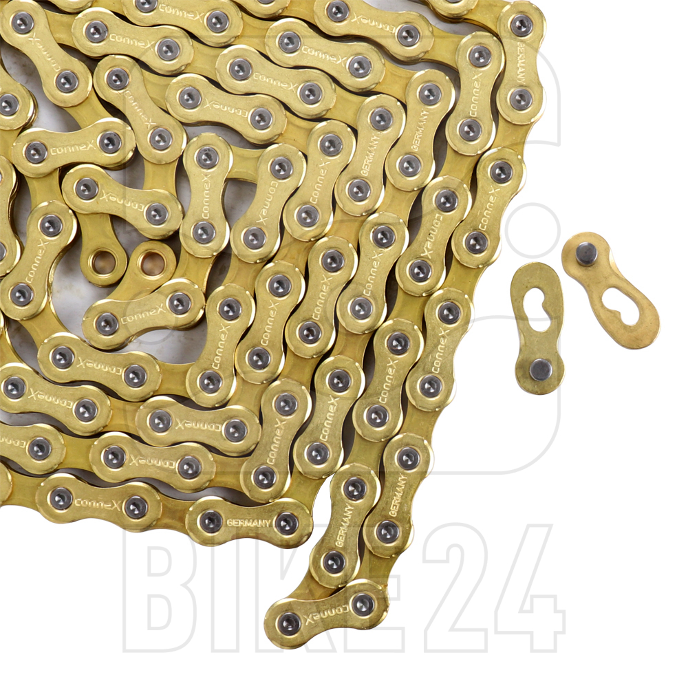 Produktbild von Wippermann conneX Fahrradkette 11sG (Gold-Coating, Messing) 11-fach