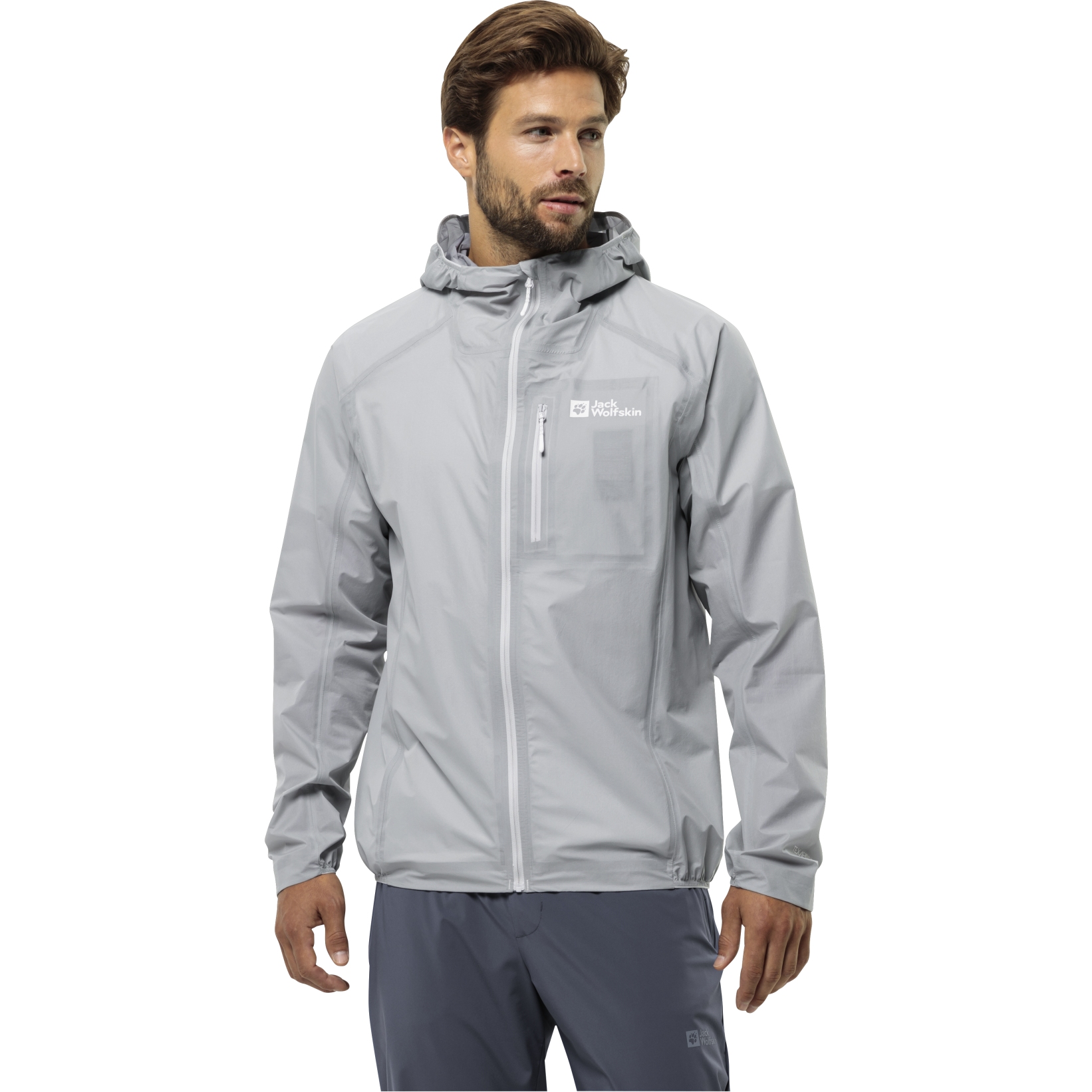 Produktbild von Jack Wolfskin Prelight 3L Jacke Herren - cool grey