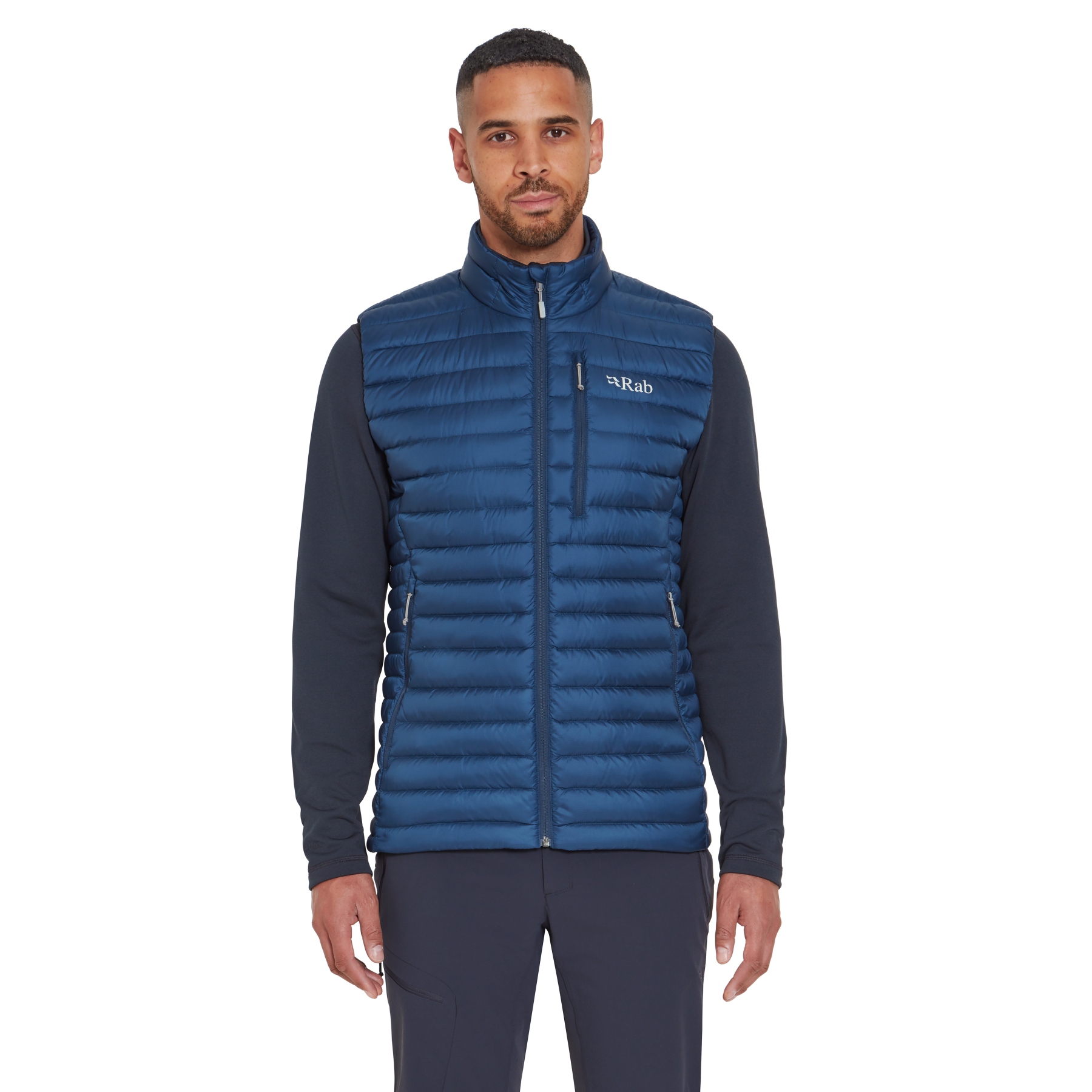 Rab Microlight Down Vest Men - black | BIKE24