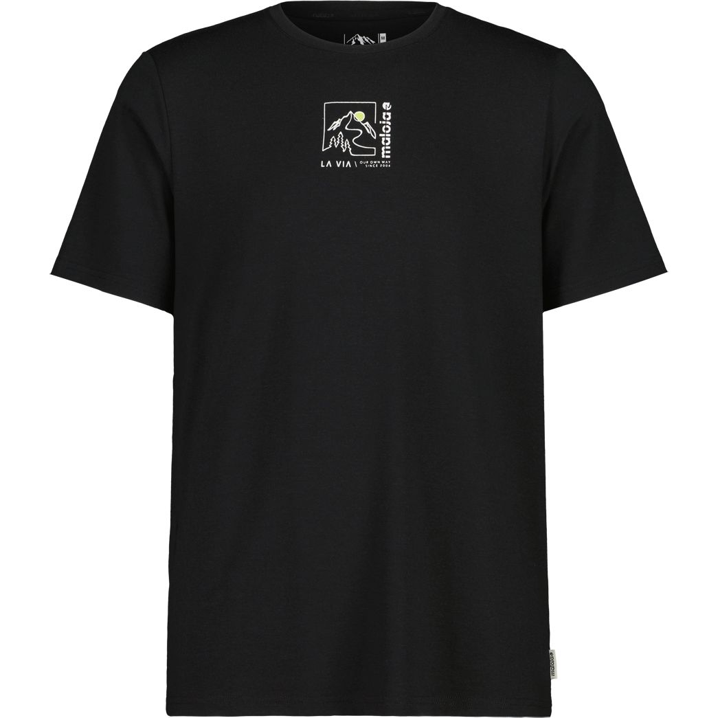 Picture of Maloja SchneiberM. Mountain Tee Men - deep black 8833