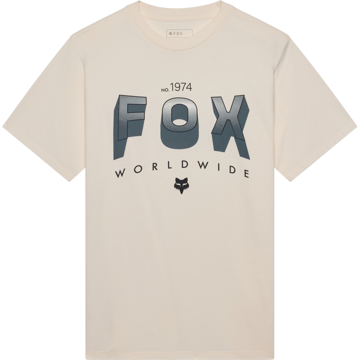 FOX Block 195 Original Shortsleeve Tee Men - off white | BIKE24