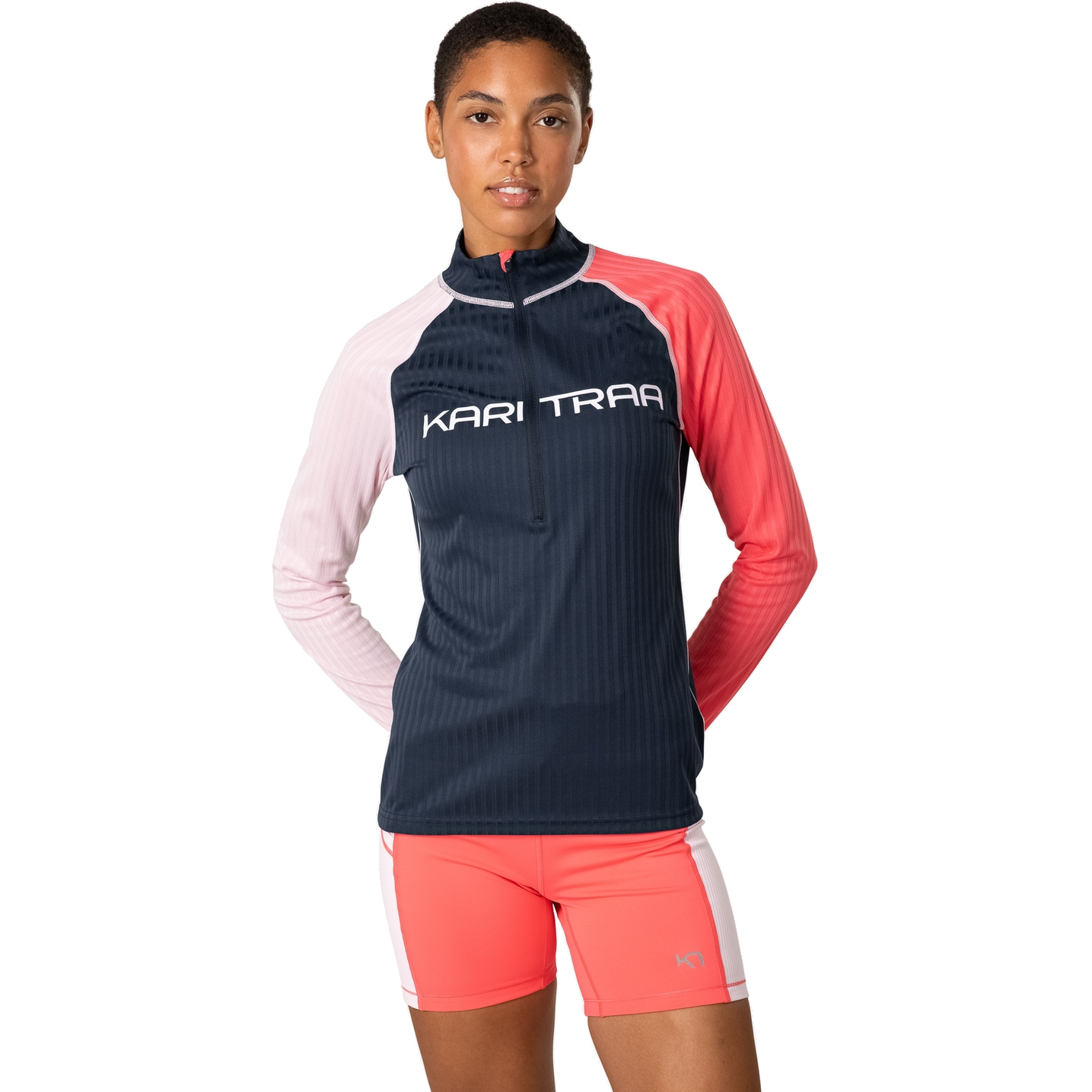 Produktbild von Kari Traa Ella Half Zip Unterhemd Damen - royal