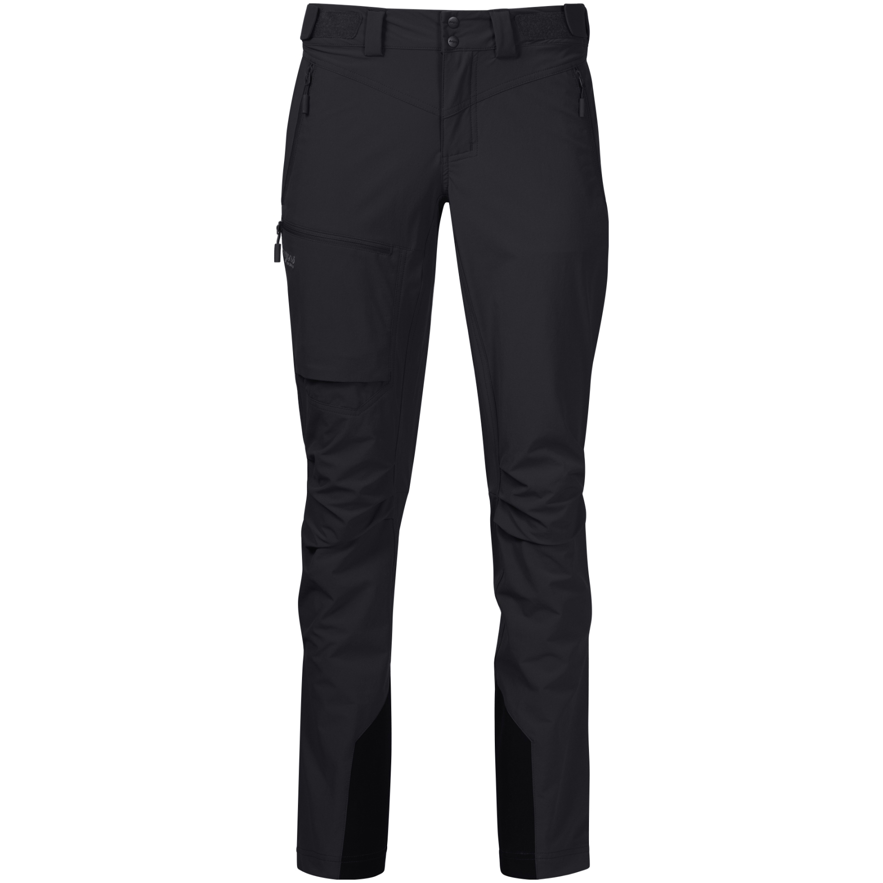 Image of Bergans Breheimen Softshell Women's Pants - 2022 - black/solid charcoal