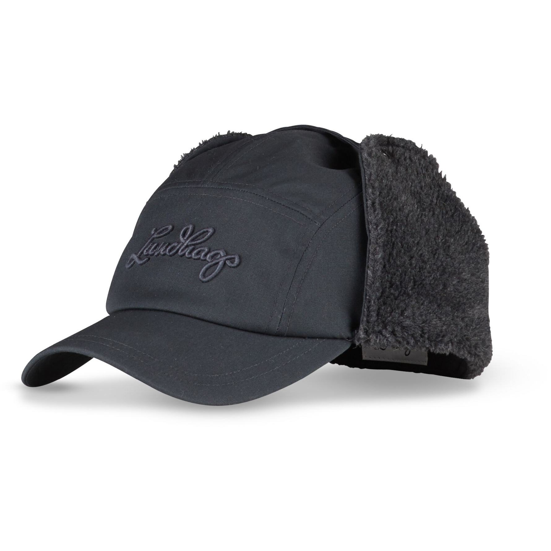 Picture of Lundhags Habe Pile Trapper Hat - Charcoal 890