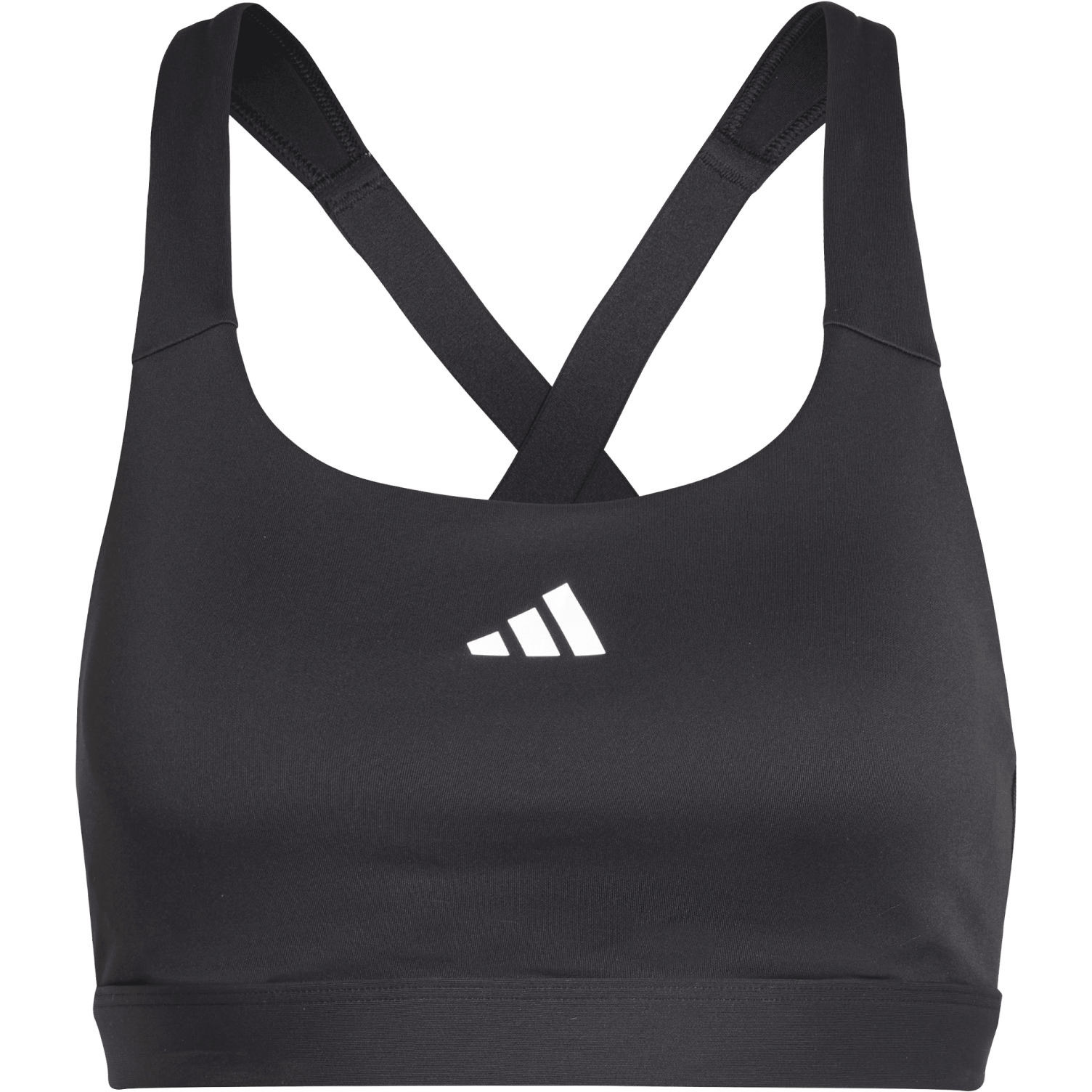 Image of adidas TLRDREACT Training High-Support Sports Bra Women - Cup size A-B - black IQ3382