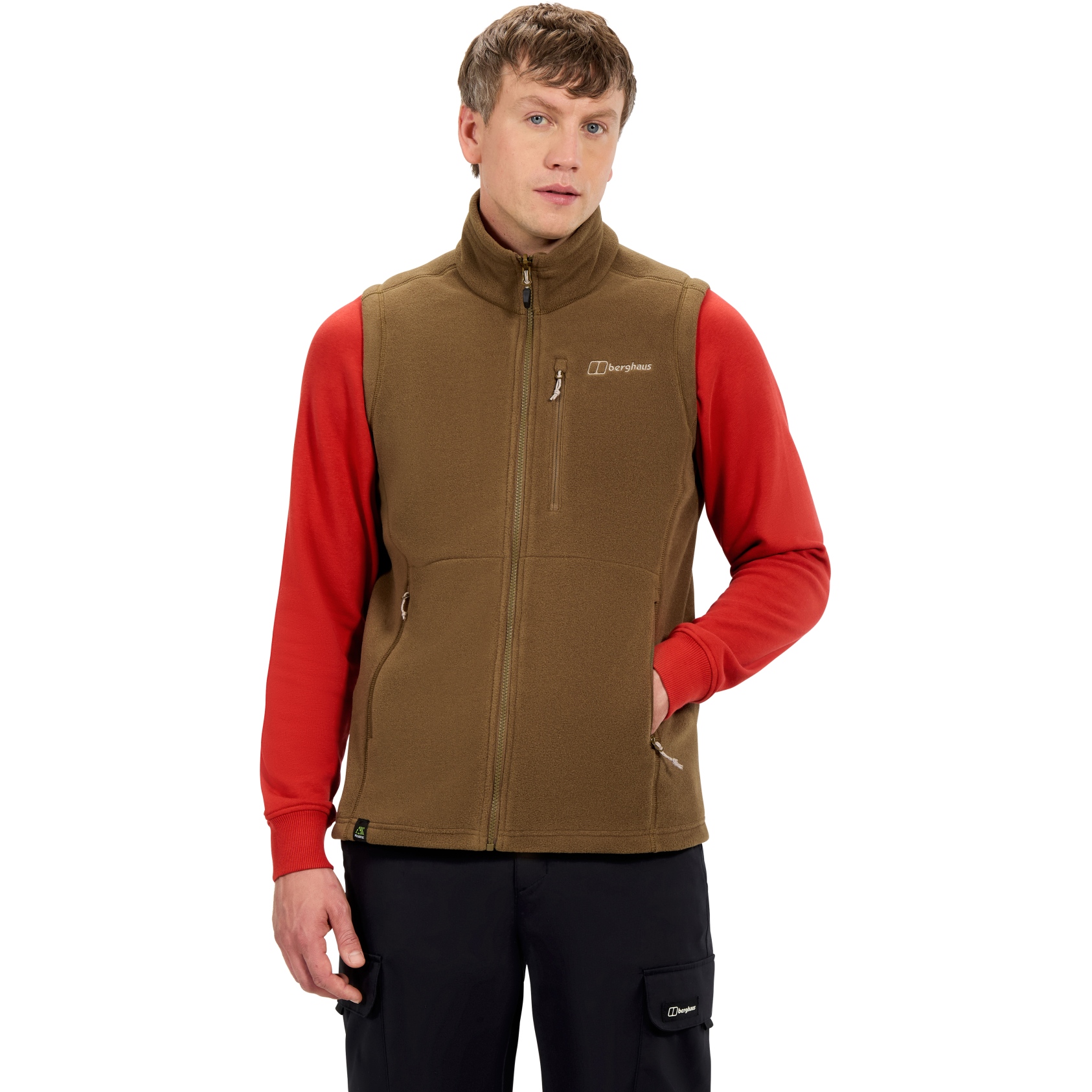 Интерактивный флисовый жилет Berghaus Prism Polartec® для мужчин - Bark