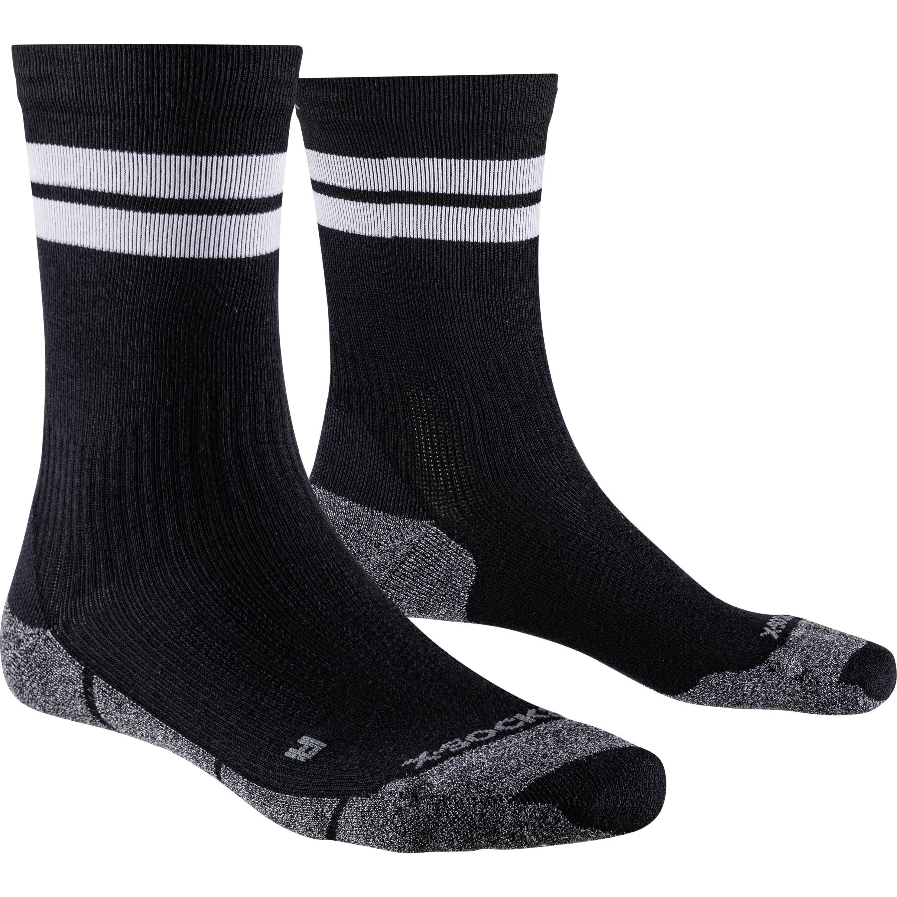 Picture of X-Socks Core Natural Graphics Crew Socks - black/charcoal