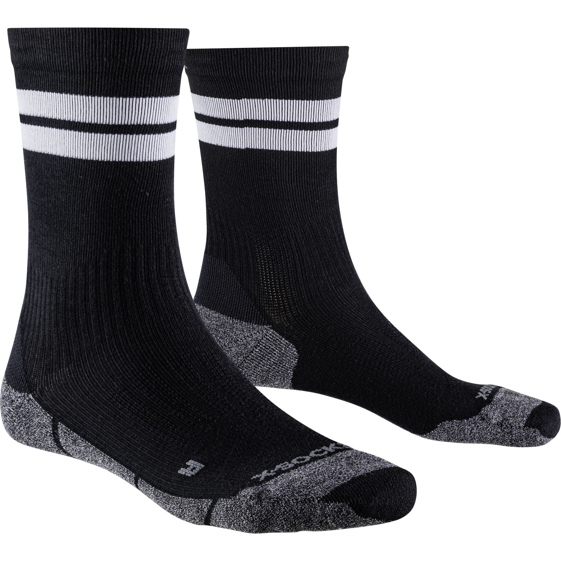 Kuva tuotteesta X-Socks Core Natural Graphics Crew Socks - black/charcoal
