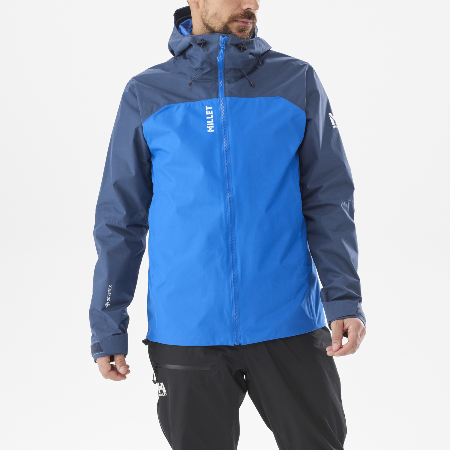 Picture of Millet Seneca Gore-Tex 2L Jacket Men - Icon Blue/Dark Denim