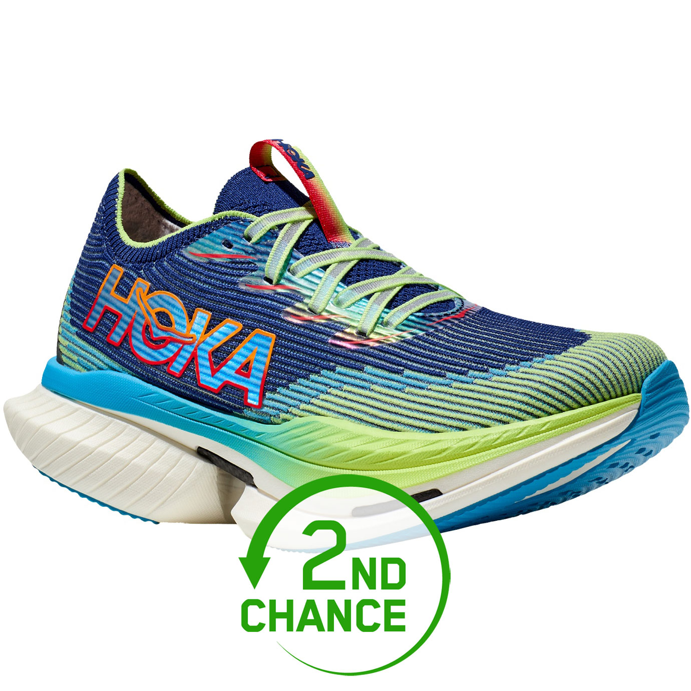 Picture of Hoka Cielo X 1 Running Shoes Unisex - evening sky / lettuce - 2nd Choice