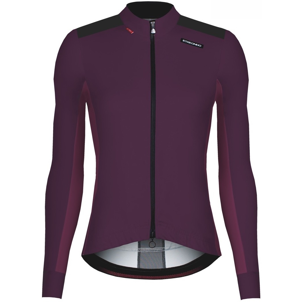 Etxeondo Dena Gore-Tex Windstopper Jacket Women - Wine Red/Black