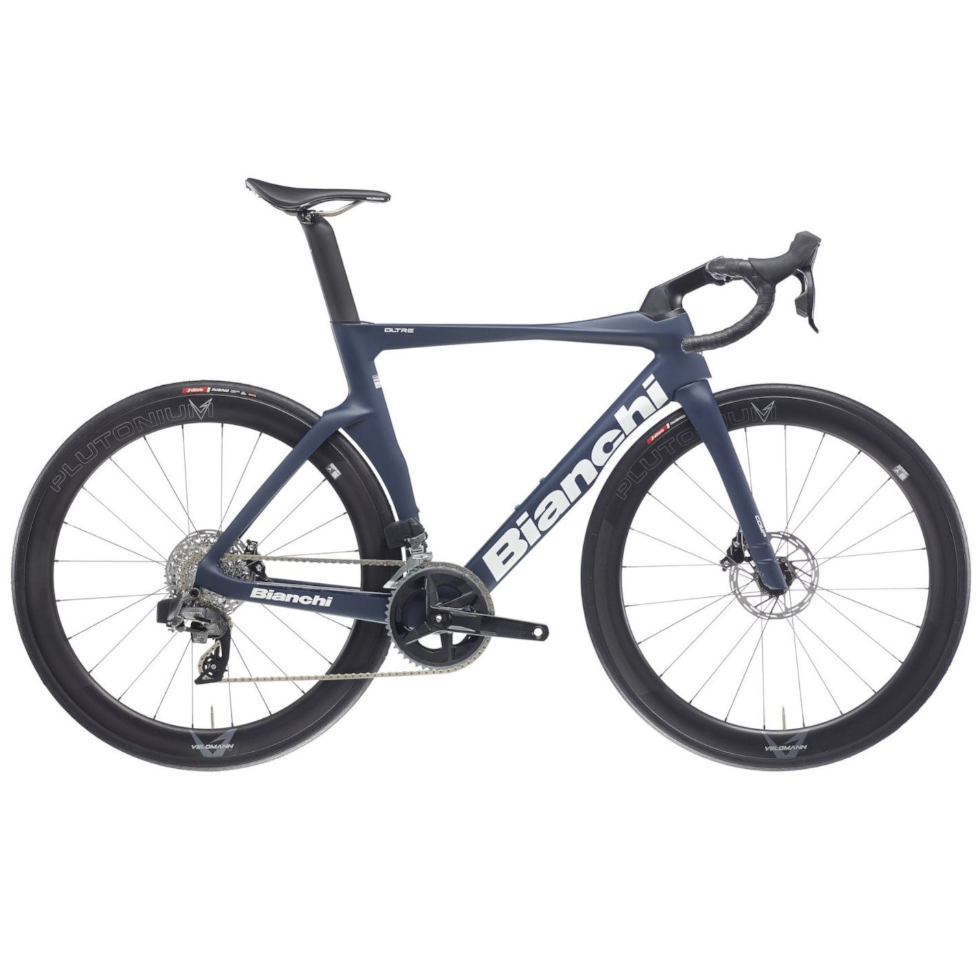 Picture of Bianchi OLTRE COMP - Rival AXS - Carbon Road Bike - 2025 - blue-grey / off white matt