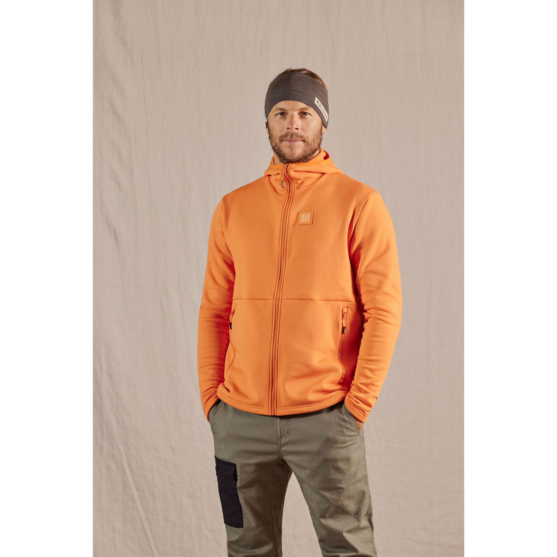 Maloja Mountain Fleece Jacke Herren orange sun 9951