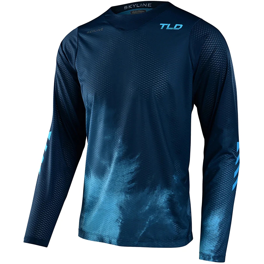 Productfoto van Troy Lee Designs Skyline Air Shirt met Lange Mouwen - fades dark slate blue