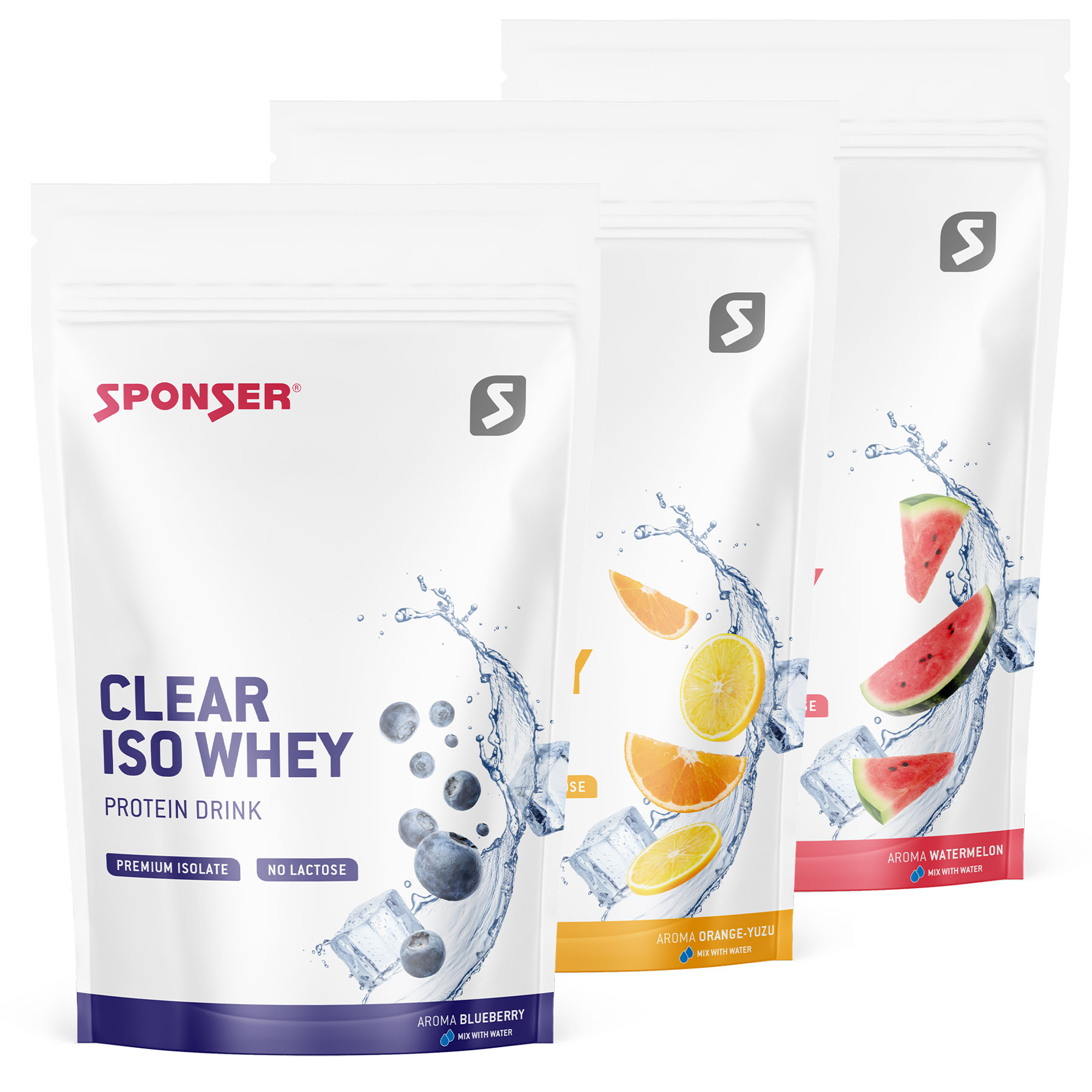 Bild von SPONSER Clear Iso Whey - Eiweiß-Getränkepulver - 450g