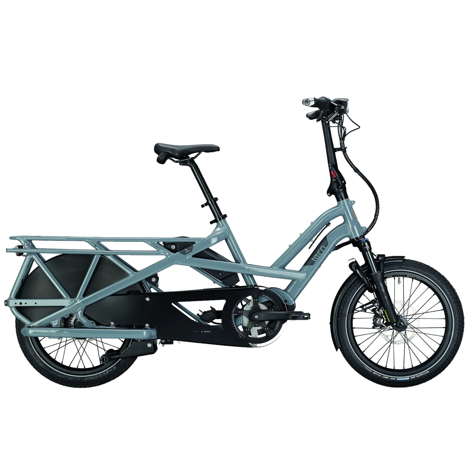 Photo produit de Tern Vélo Cargo Électrique 20&quot; - GSD S00 - 2025 - gloss blue grey