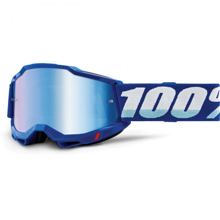 Picture of 100% Accuri 2 Goggle - Mirror Lens - Blue / Blue + Clear