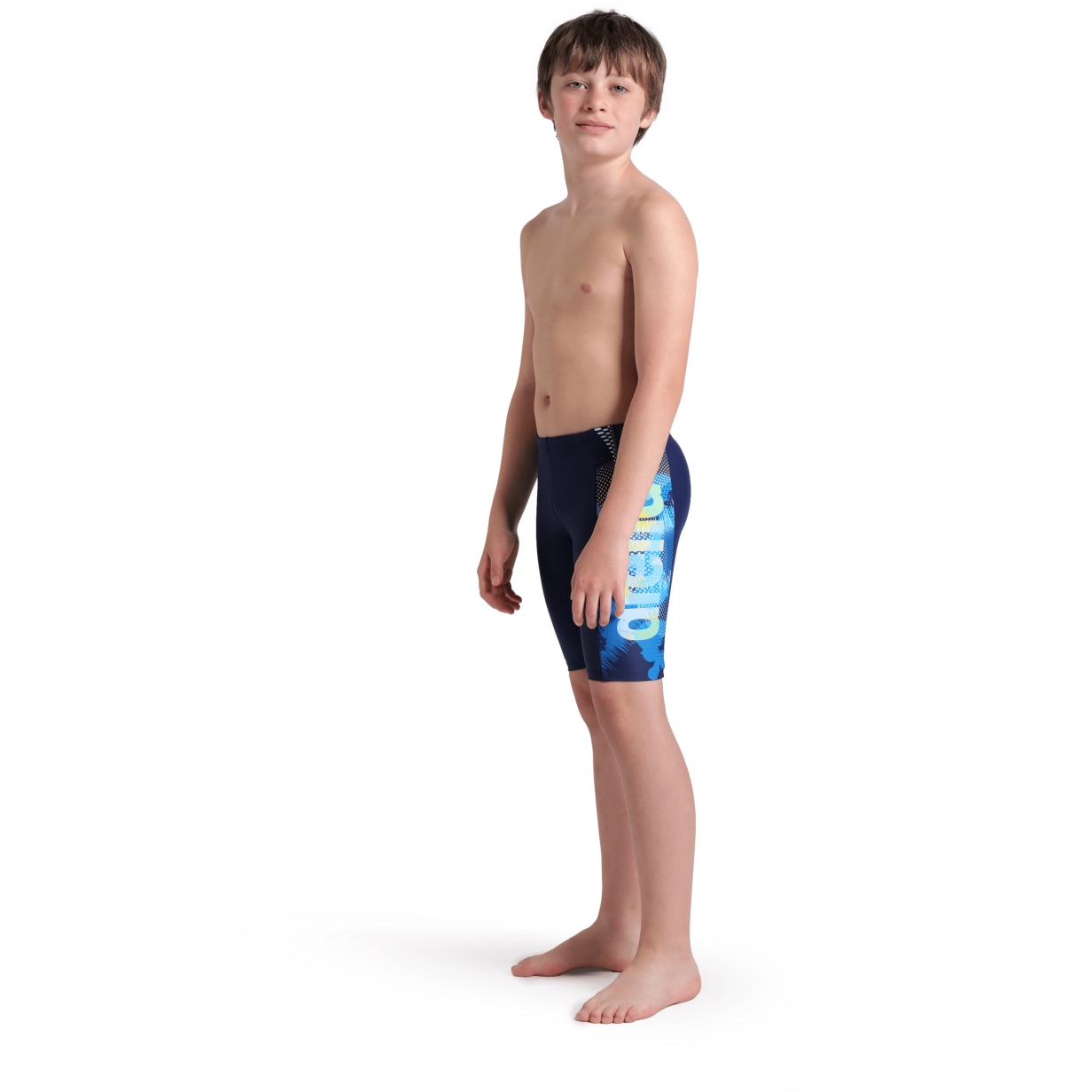 Arena Light Tricks Costume Da Bagno Bambino | Pantaloncino Nuoto Elasticizzato | UPF 50+ | Riciclato