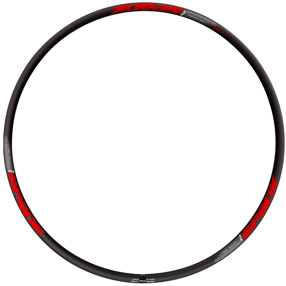 Picture of Spank 359 VibroCore Bead Bite 29 Inches MTB Rim - 32 Holes - shotpeen black / red