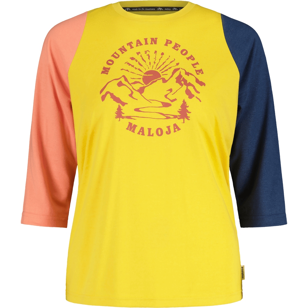 Picture of Maloja HimbeereM. Enduro Women&#039;s 3/4 Tee - sundust multi 8771
