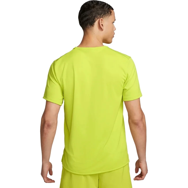 Nike Dri-FIT UV Miler Short-Sleeve Running Top Men bright cactus