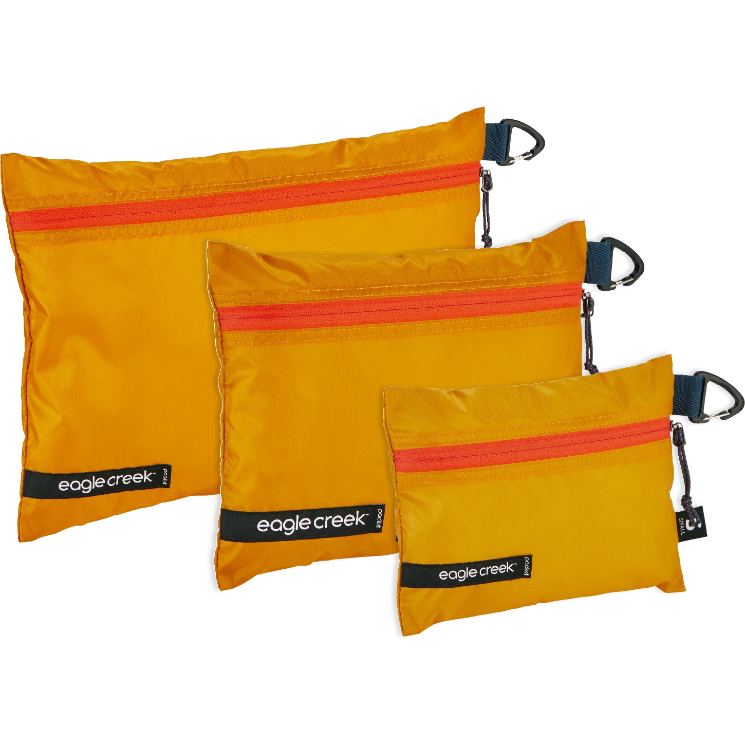 Productfoto van Eagle Creek Pack-It™ Isolate Sac Set S/M/L - Tas Organizer - sahara yellow