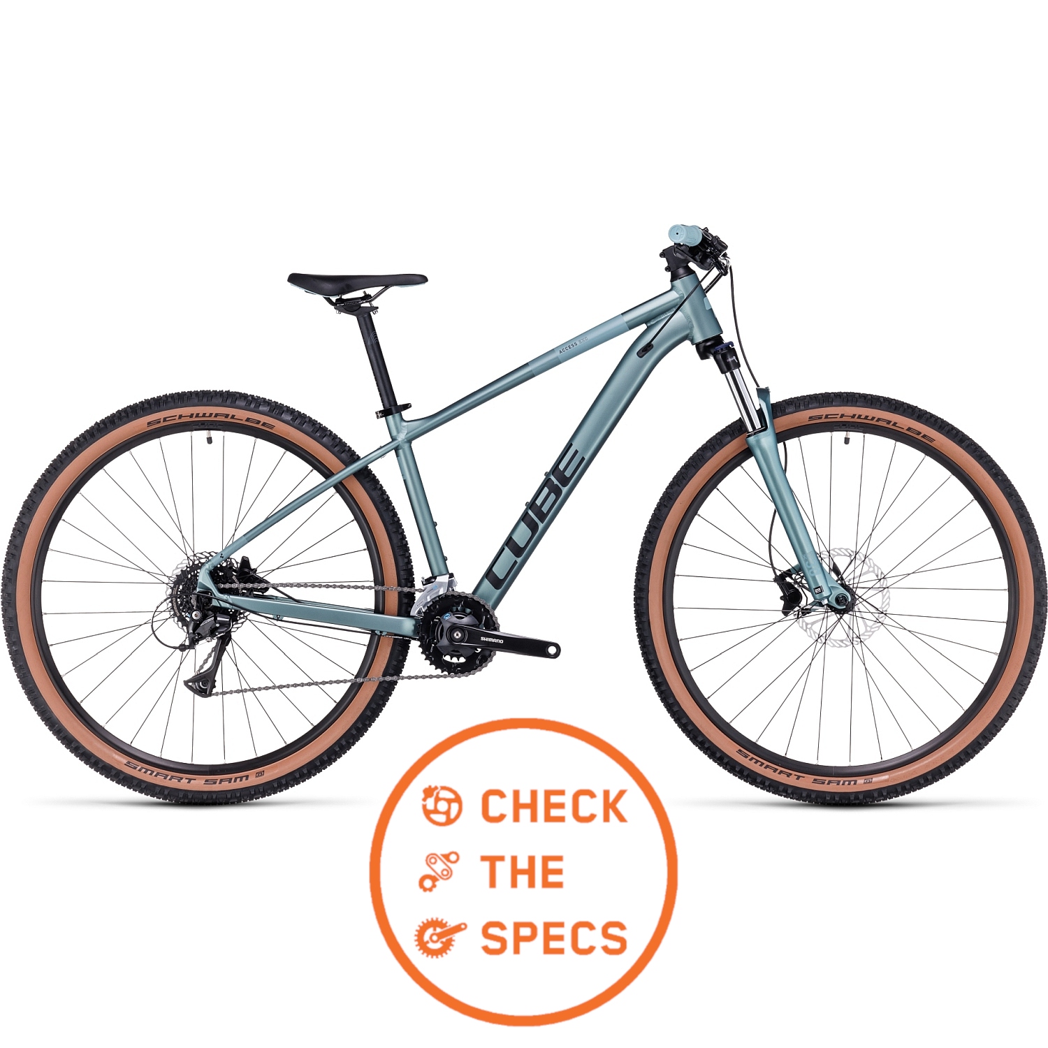 Picture of CUBE ACCESS WS EXC - Women Mountainbike - 2023 - eucalyptus / black A02