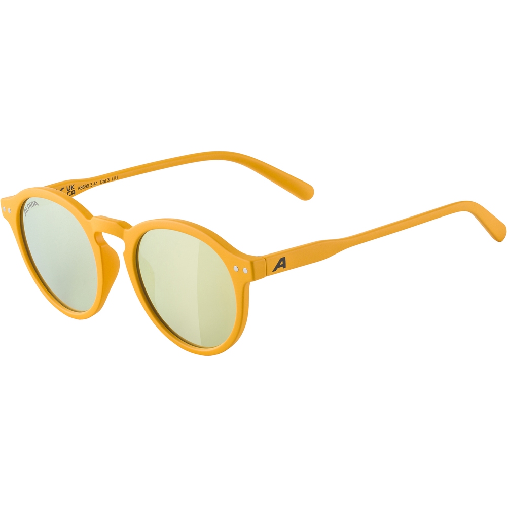Picture of Alpina Sneek Glasses - Burned-Yellow Matt / Yellow Mirror