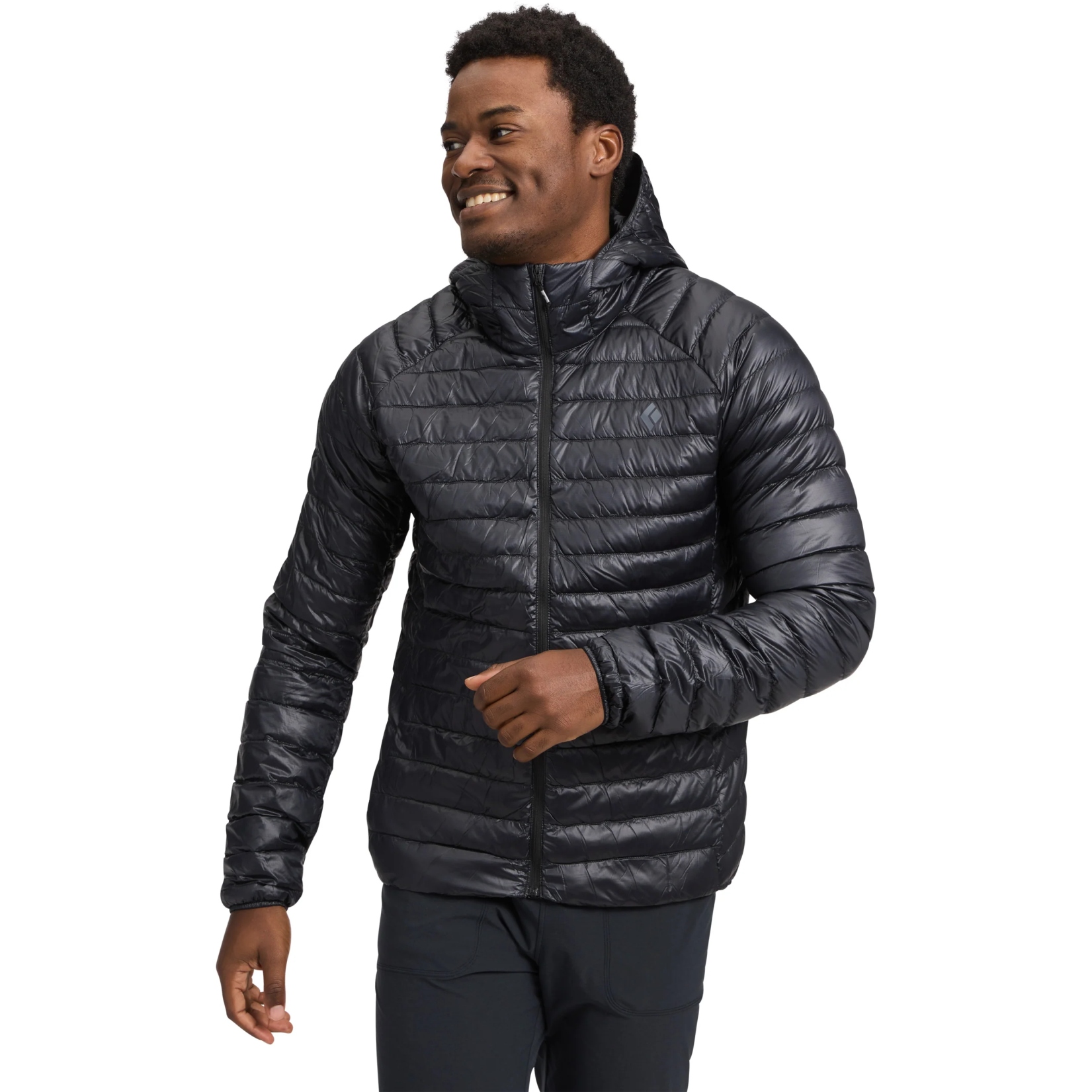 blackdiamond Puchowa kurtka Black Diamond Access Down Hoody - black | 8a.pl