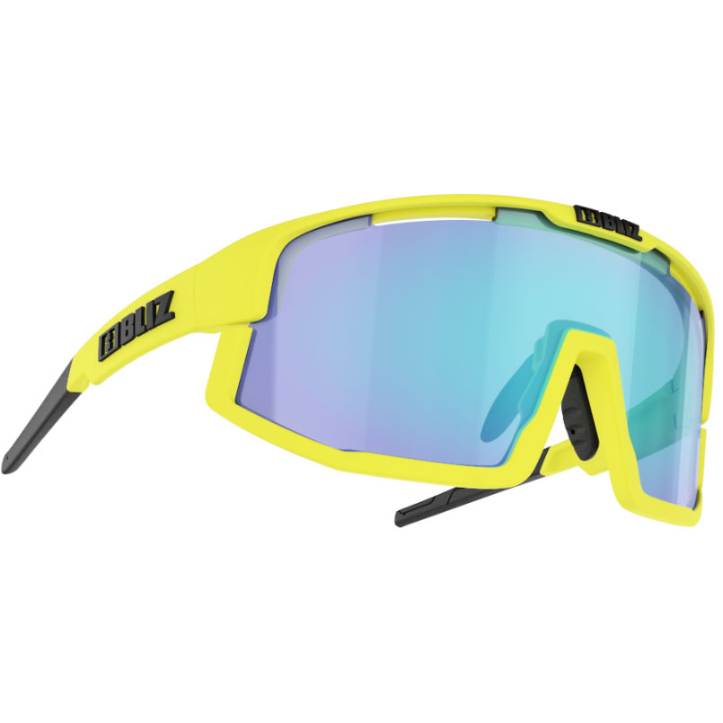 Picture of Bliz Vision Glasses - Matt Neon Yellow / Smoke - Blue Multi