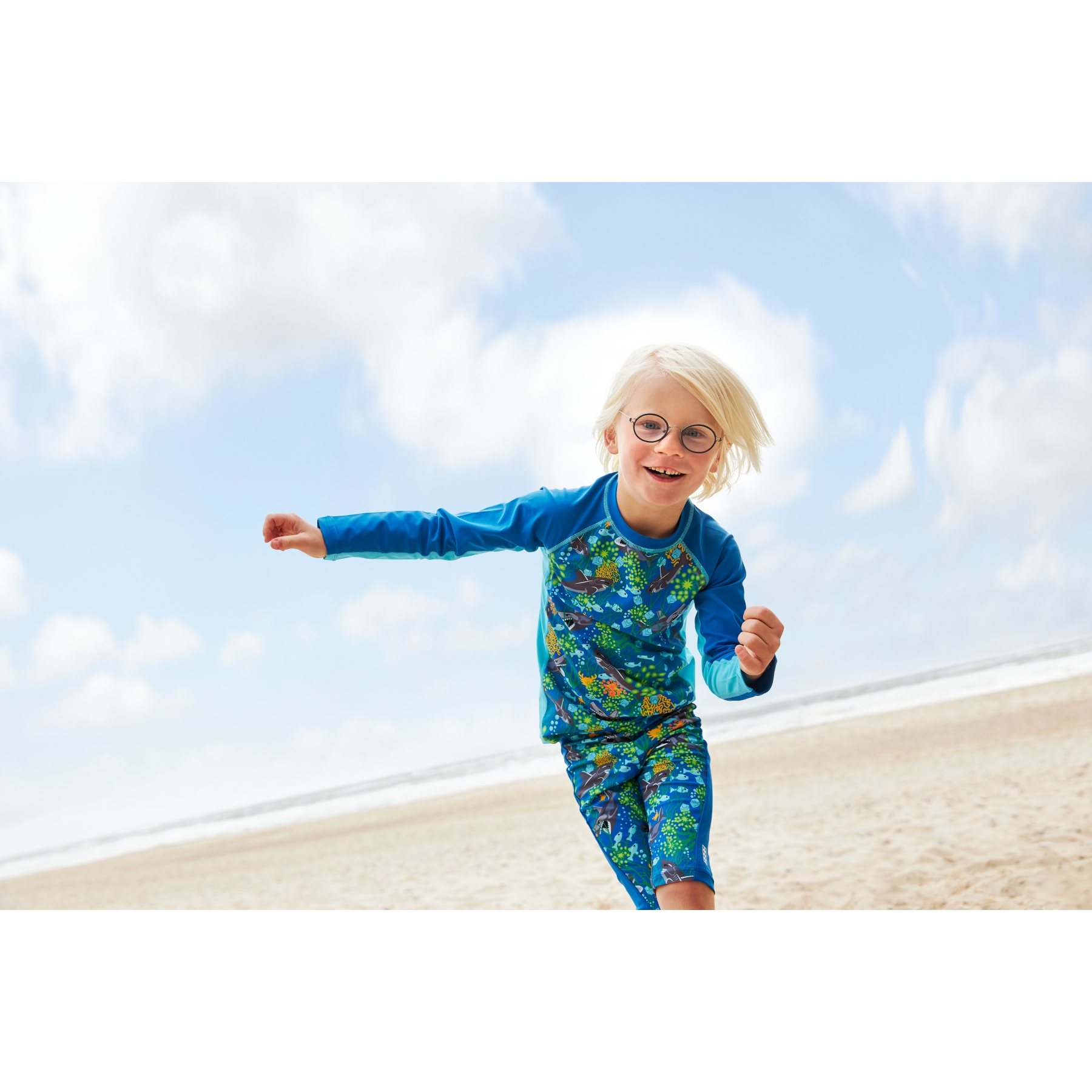 Alex 306 T-Shirt - | Swim Long LEGO® Kids - Sleeve Blue BIKE24